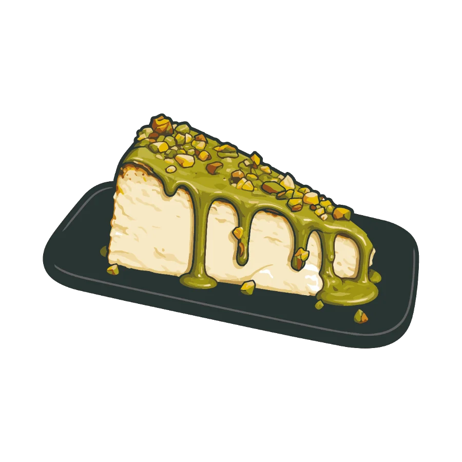 Queso Pistacho — plato de Disbarat en Mahón, Menorca